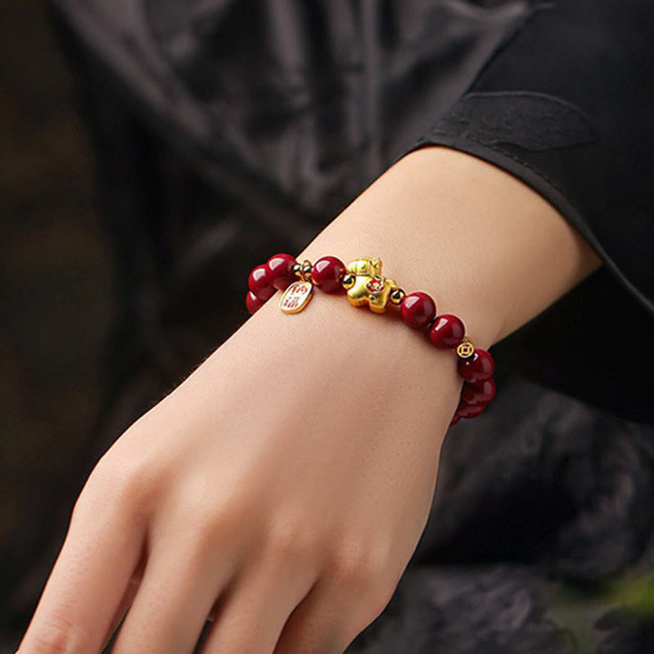 Buddha Stones Cinnaber Armband voor het Jaar van het Paard - image 8