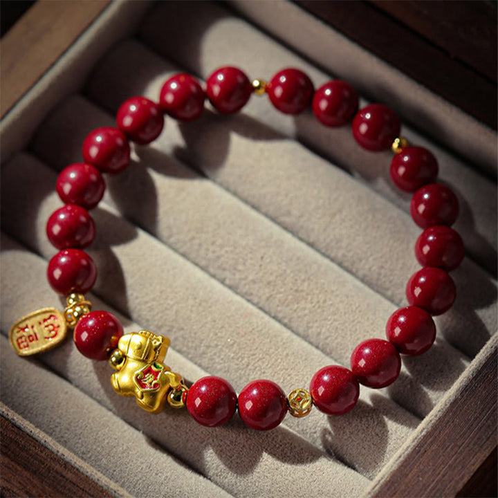 Buddha Stones Cinnaber Armband voor het Jaar van het Paard - image 7