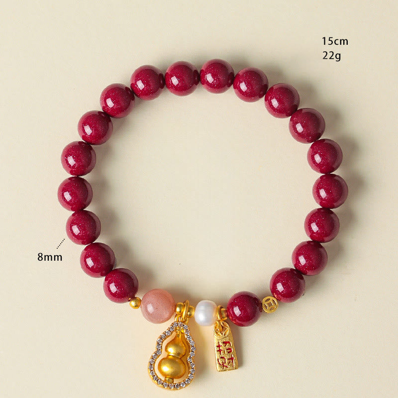 Buddha Stones Cinnaber Armband om Geluk Aan te Trekken - image 1