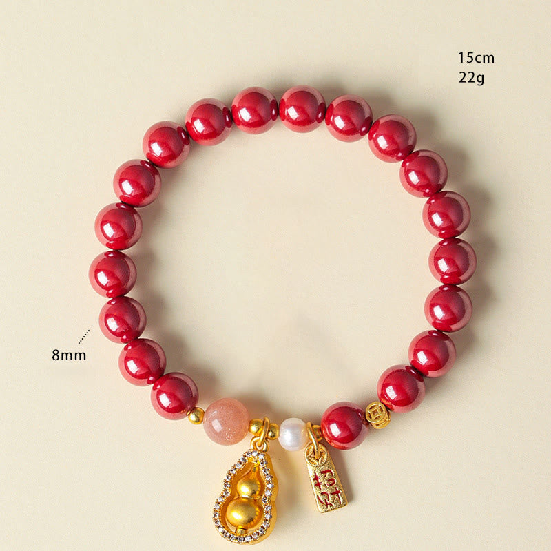 Buddha Stones Cinnaber Armband om Geluk Aan te Trekken - image 7