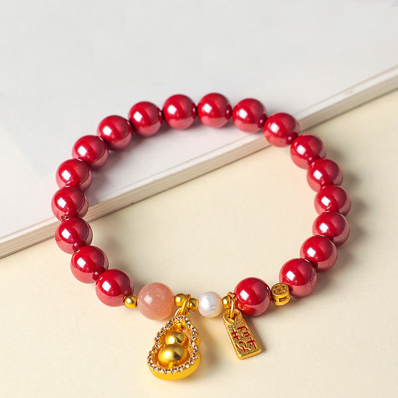 Buddha Stones Cinnaber Armband om Geluk Aan te Trekken - image 8