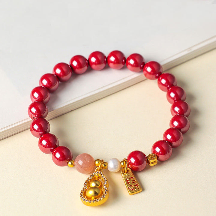 Buddha Stones Cinnaber Armband om Geluk Aan te Trekken - image 8