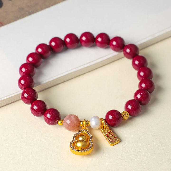 Buddha Stones Cinnaber Armband om Geluk Aan te Trekken - image 2