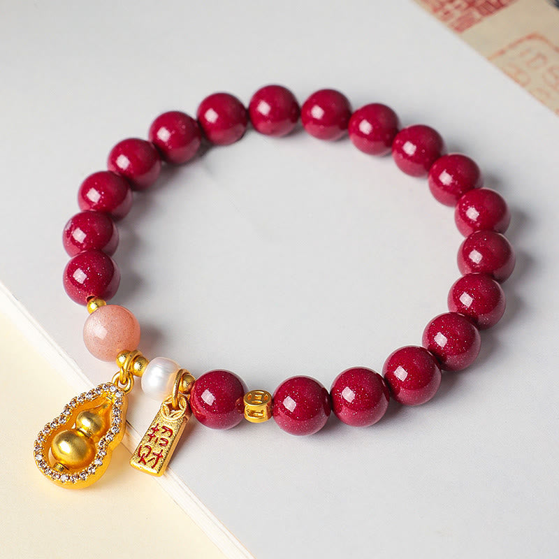Buddha Stones Cinnaber Armband om Geluk Aan te Trekken - image 3