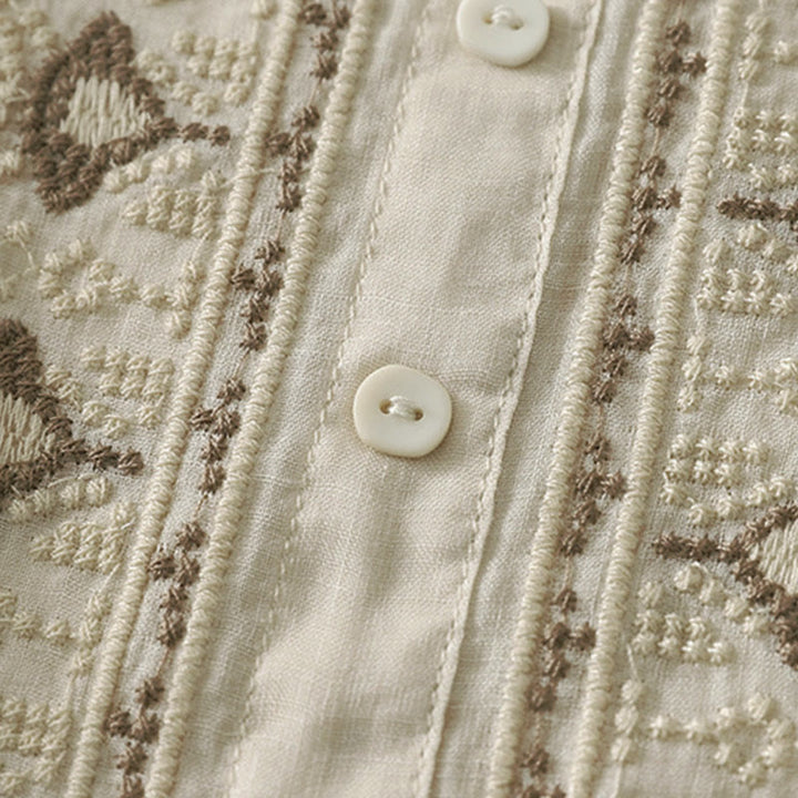 Buddha Stones Zomerse damesblouse met bloemenprint , Ronde hals Korte mouw , gemaakt van polyester. - image 18
