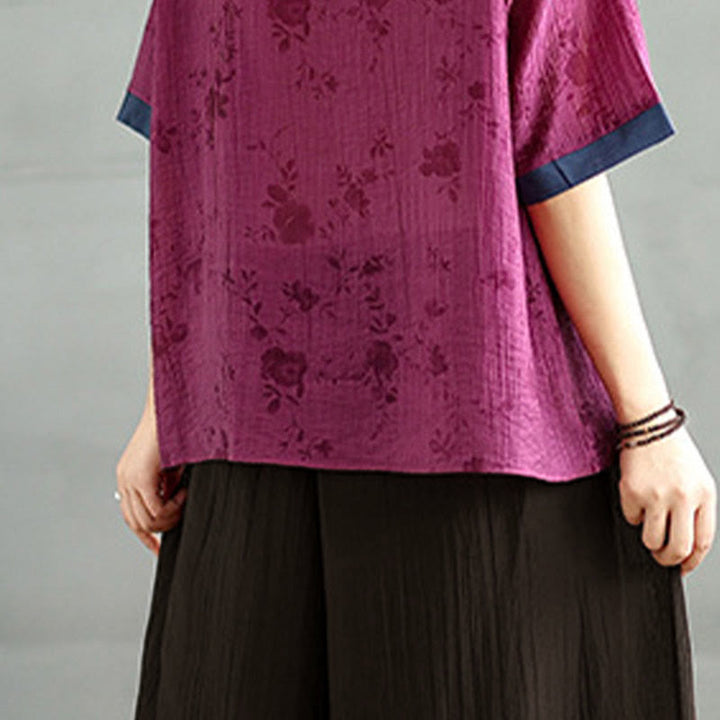 Buddha Stones Capri Cropped broek met wijde pijpen en elastische Taille in effen kleur voor dames. - image 10