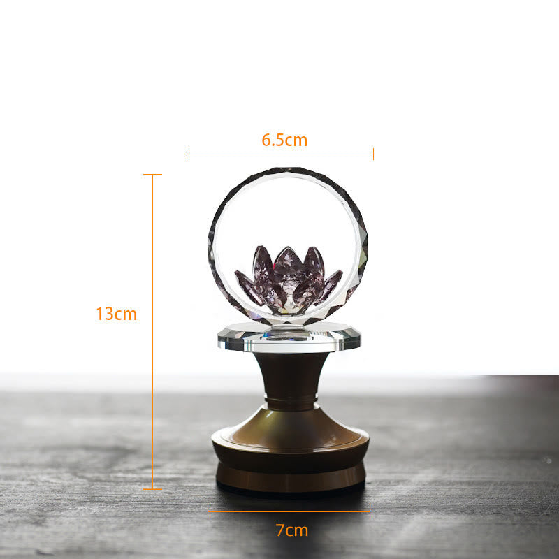 Buddha Stones Lotus koperen messing nieuwe begin huisdecoratie - Koperen messing voet - 6,5*13*7 cm - Oplaadbaar - image 22
