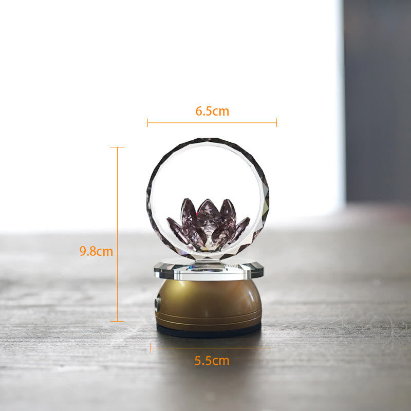 Buddha Stones Lotus koperen messing nieuwe begin huisdecoratie - Koperen messing voet - 6,5*9,8*5,5 cm - Oplaadbaar - image 20