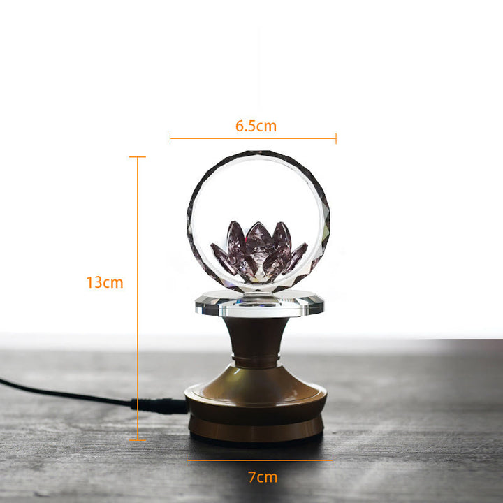 Buddha Stones Lotus koperen messing nieuwe begin huisdecoratie - Koperen messing voet - 6,5*13*7 cm - Plug-in - image 21