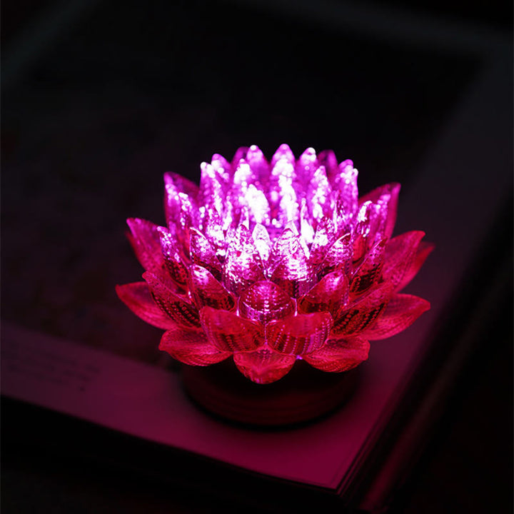 Buddha Stones Lotus Liuli Glas Koper Messing Nieuw Begin Huisdecoratie - image 46