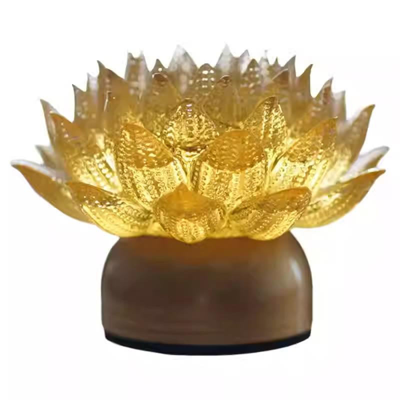 Buddha Stones Lotus Liuli Glas Koper Messing Nieuw Begin Huisdecoratie - image 23