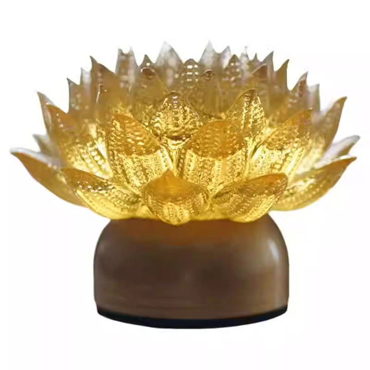 Buddha Stones Lotus Liuli Glas Koper Messing Nieuw Begin Huisdecoratie - image 23