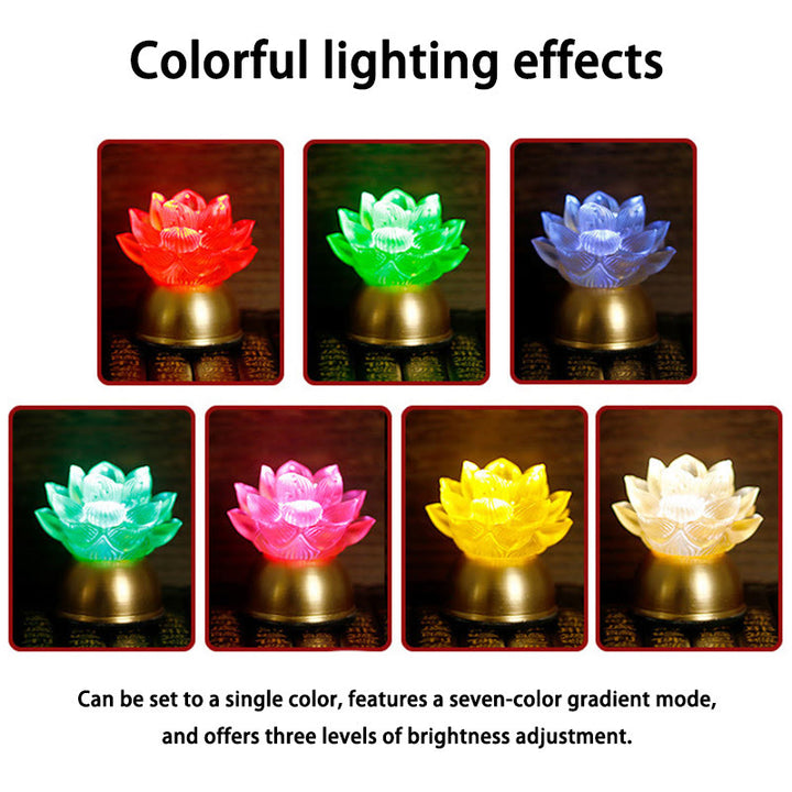 Buddha Stones Lotus Liuli Glas Koper Nieuw Begin Huisdecoratie - image 29