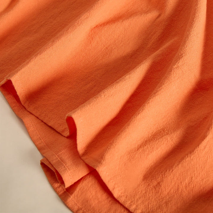 Buddha Stones Geborduurde geometrische Midi jurk met halve Mouwlengte en Zakken voor dames - image 15