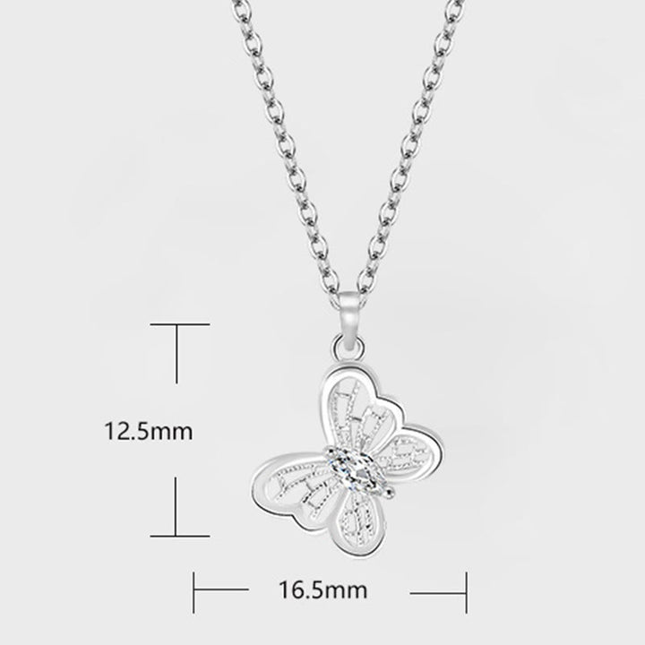 Buddha Stones 999 sterling zilveren vlinder Ketting - image 7