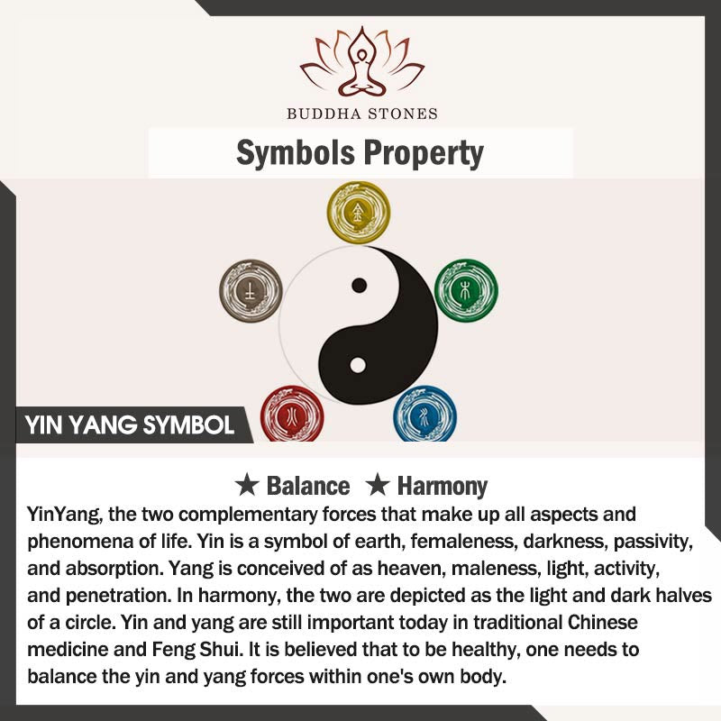 Buddha Stones Zwart-witte Yin Yang meerlaagse leren Armband - image 5