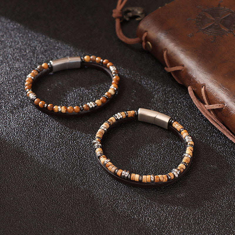 Buddha Stones Armband balansarmband met lapis lazuli en tijgeroog kralen - image 11