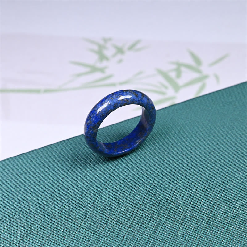 Buddha Stones Natuurlijke Lazuriet Lapis Lazuli Ring - Lapis lazuli - 22 mm - image 0