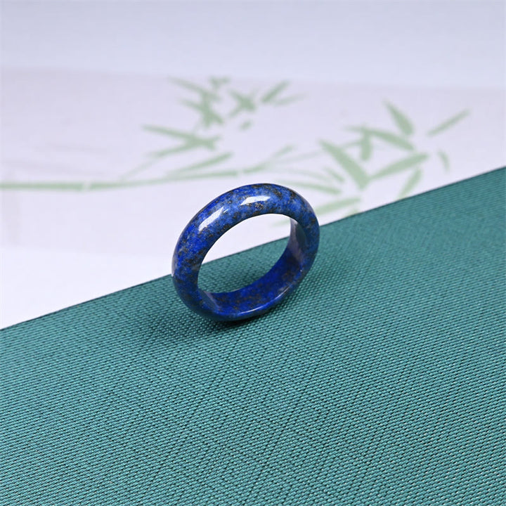 Buddha Stones Natuurlijke Lazuriet Lapis Lazuli Ring - Lapis lazuli - 22 mm - image 0