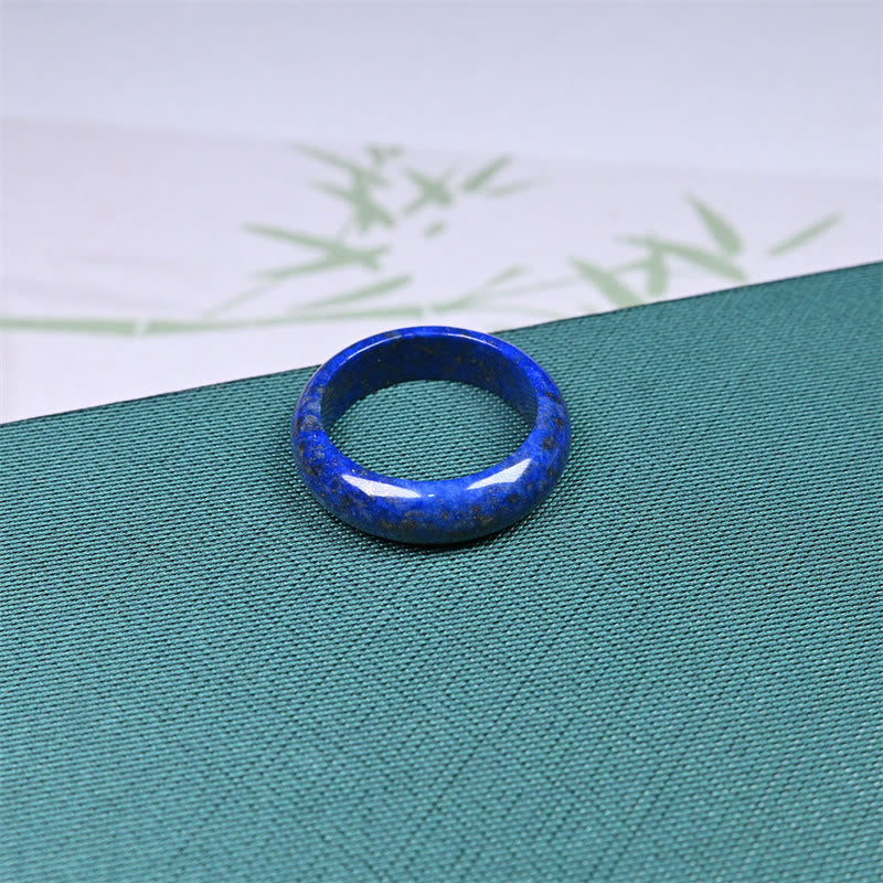 Buddha Stones Natuurlijke Lazuriet Lapis Lazuli Ring - image 1