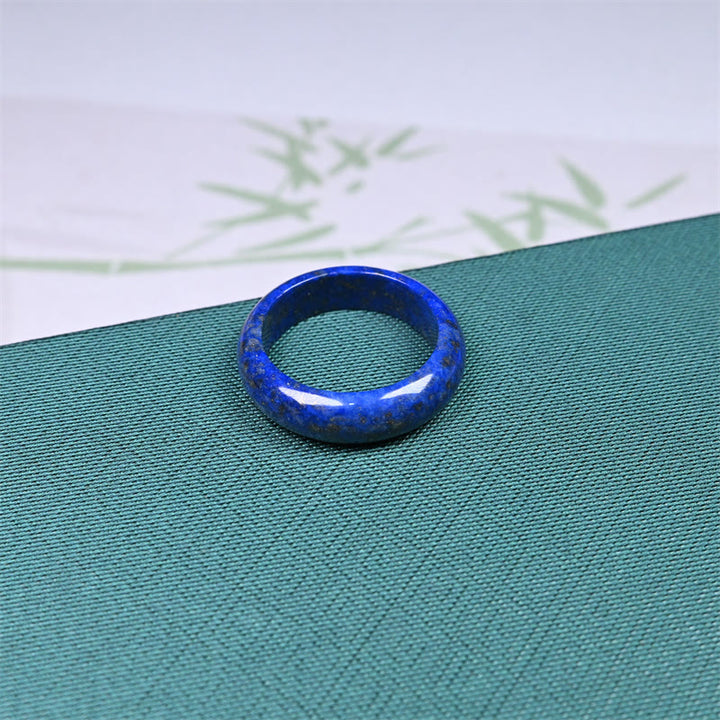 Buddha Stones Natuurlijke Lazuriet Lapis Lazuli Ring - image 1