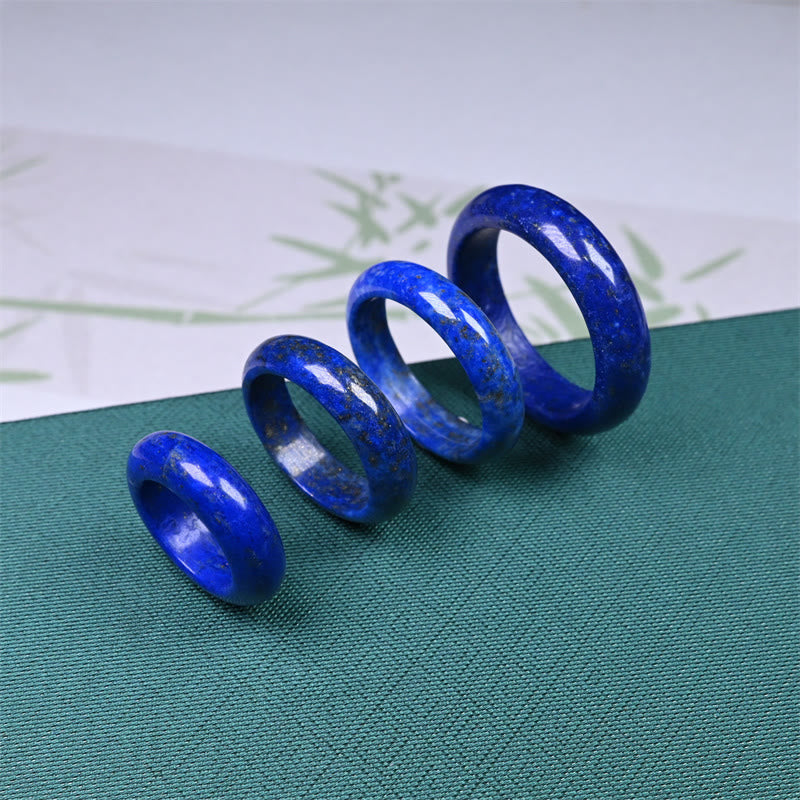 Buddha Stones Natuurlijke Lazuriet Lapis Lazuli Ring - image 4