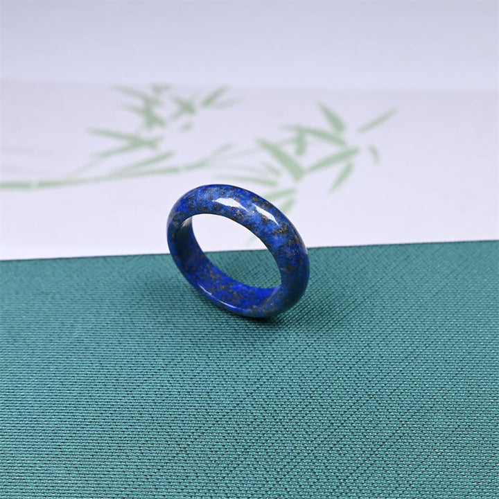 Buddha Stones Natuurlijke Lazuriet Lapis Lazuli Ring - image 2