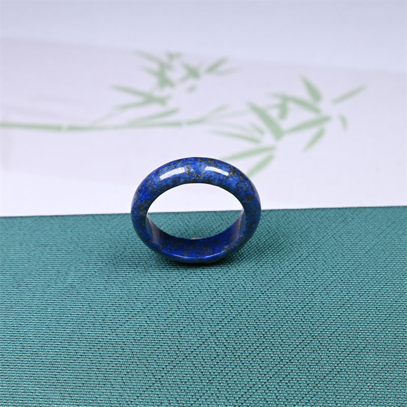 Buddha Stones Natuurlijke Lazuriet Lapis Lazuli Ring - image 3