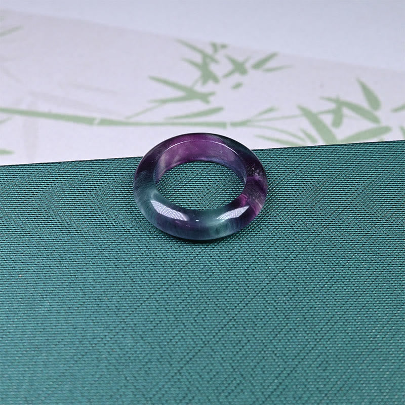 Buddha Stones Natuurlijke fluoriet Ring - image 3