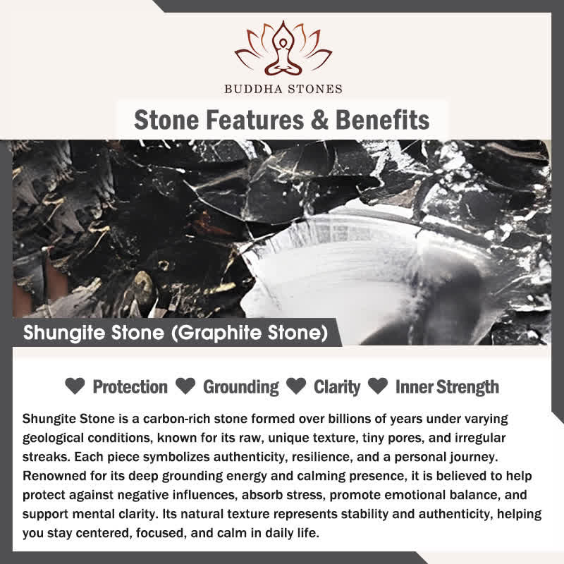 Buddha Stones Authentieke Shungiet Yin Yang Bagua Ketting - image 5