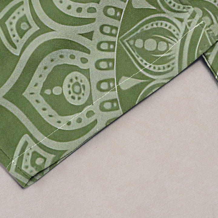 Buddha Stones Damesbroek van 100% Cotton met mandala-patroon, elastische Taille en Zakken. - image 7