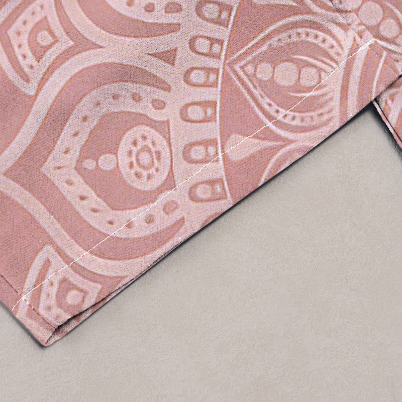 Buddha Stones Damesbroek van 100% Cotton met mandala-patroon, elastische Taille en Zakken. - image 1