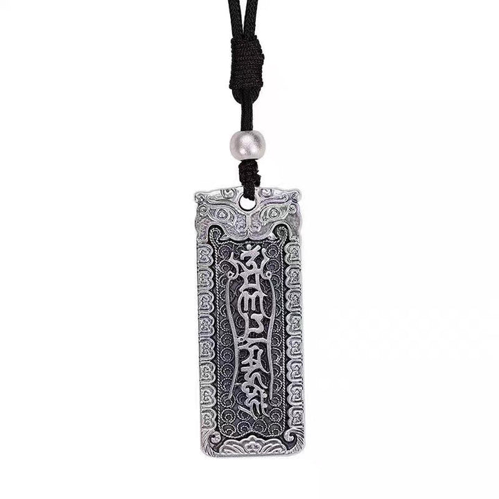 Buddha Stones Koperen Namo Amitabha Om Mani Padme Hum touw wijsheid Ketting hanger - image 3