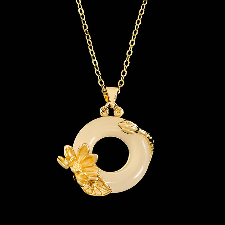 Buddha Stones Lotus vredesgesp Ketting - image 4