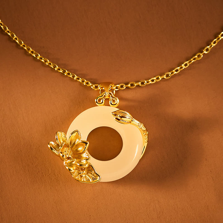 Buddha Stones Lotus vredesgesp Ketting - image 3