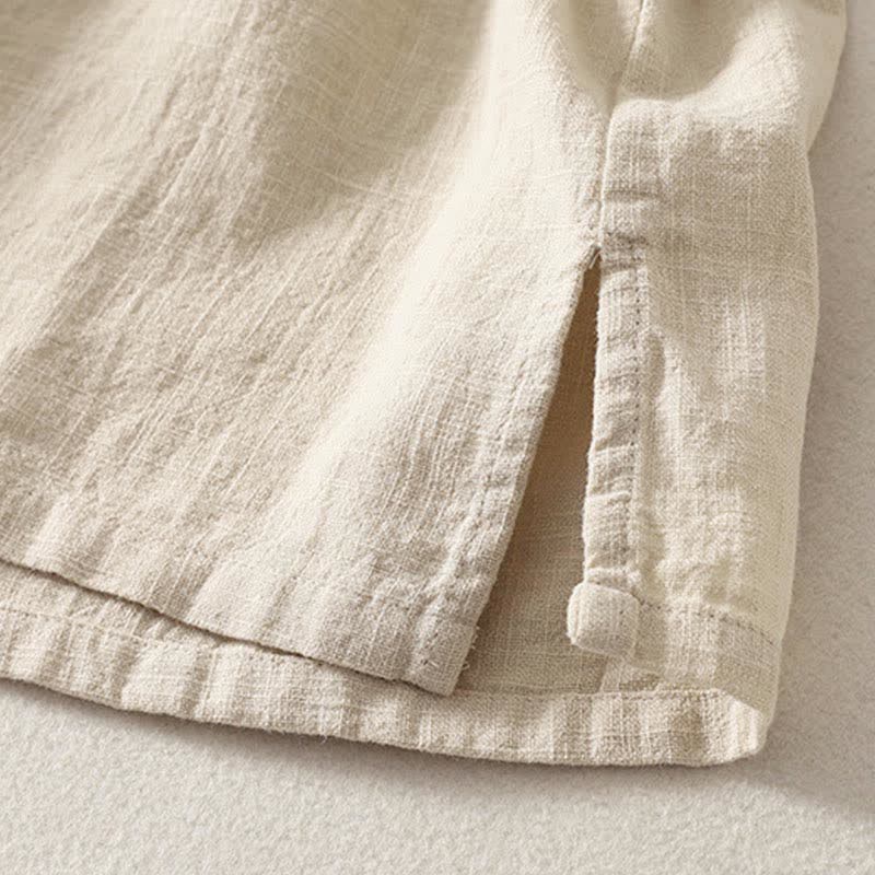 Buddha Stones Zomerse katoenen damesblouse met Korte mouw . - image 11