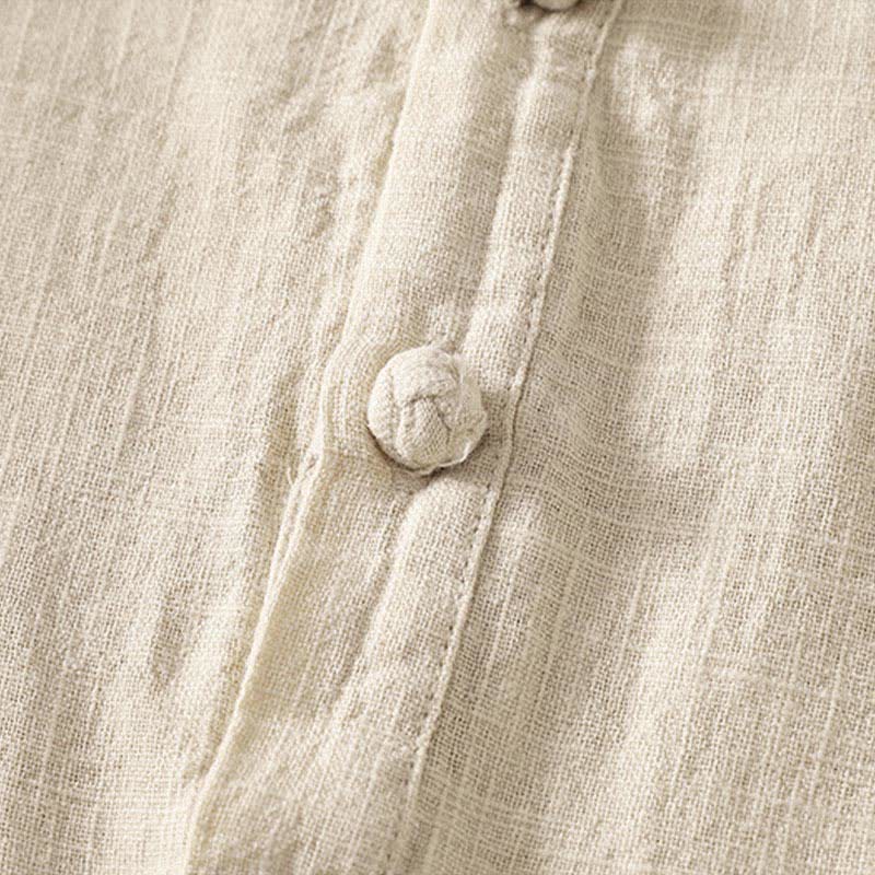 Buddha Stones Zomerse katoenen damesblouse met Korte mouw . - image 10