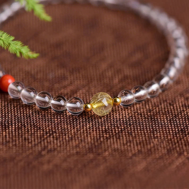 Buddha Stones Armband van natuurlijk helder kwarts - image 7