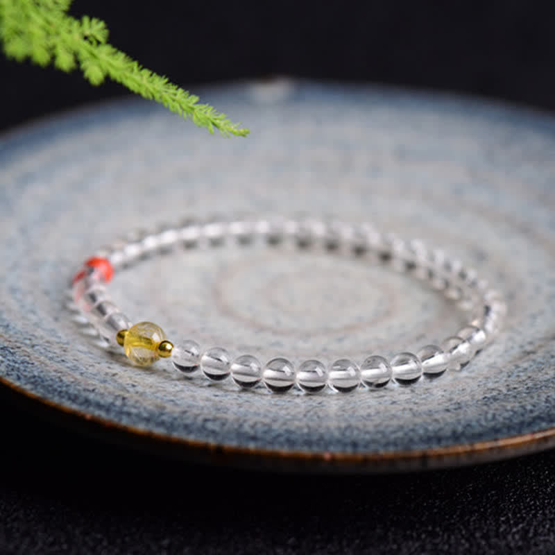Buddha Stones Armband van natuurlijk helder kwarts - image 1