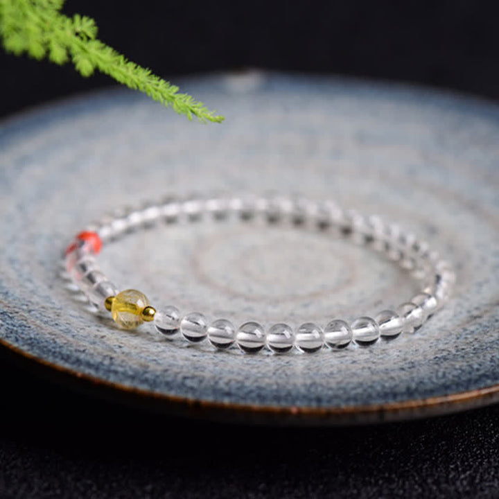 Buddha Stones Armband van natuurlijk helder kwarts - image 1