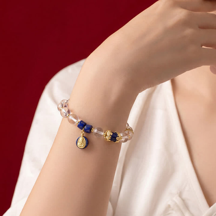 Buddha Stones Zakiram Armband van helder kwarts - image 4