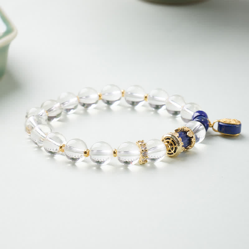 Buddha Stones Zakiram Armband van helder kwarts - image 2