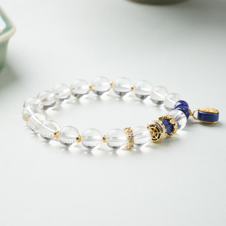 Buddha Stones Zakiram Armband van helder kwarts - image 2