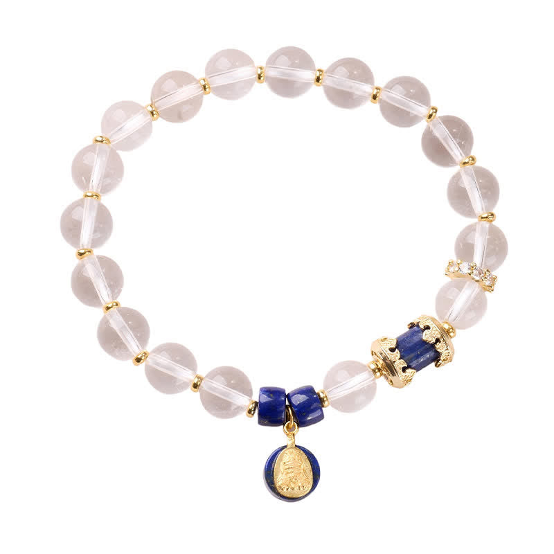 Buddha Stones Zakiram Armband van helder kwarts - image 3