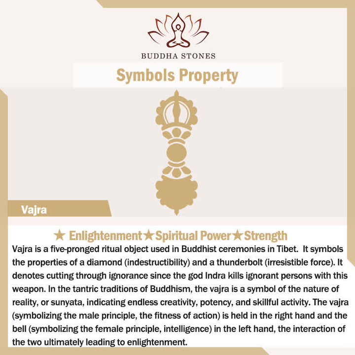 Buddha Stones Koperen Vajra Armband - image 5