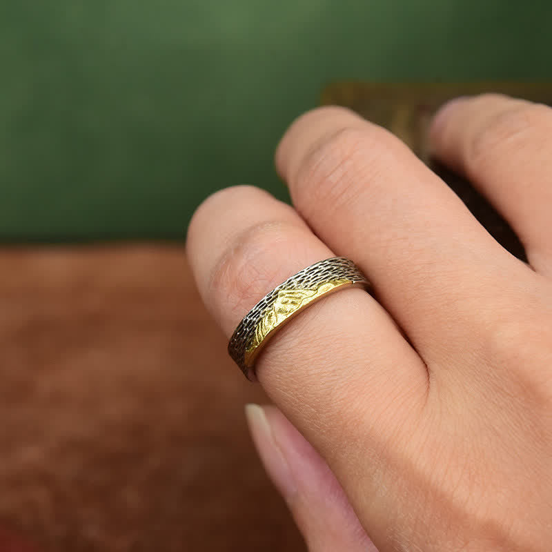 Buddha Stones Mount Everest Garuda Koperen Ring - image 3