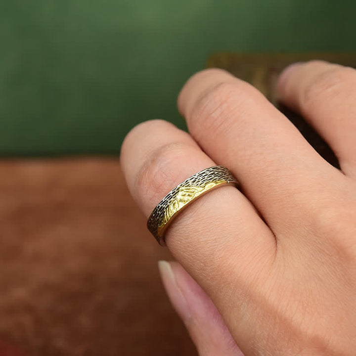 Buddha Stones Mount Everest Garuda Koperen Ring - image 3