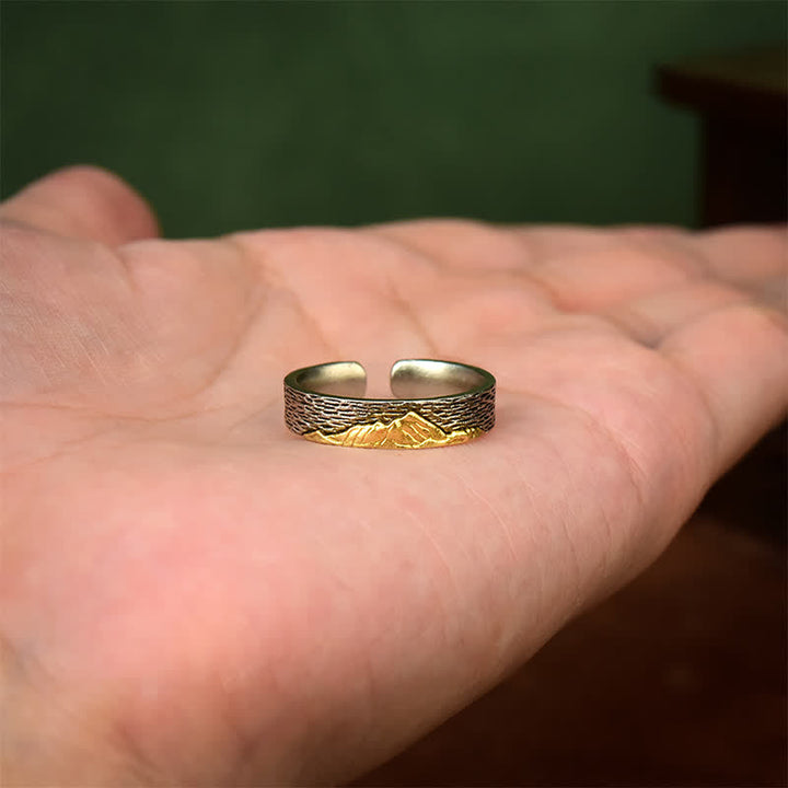 Buddha Stones Mount Everest Garuda Koperen Ring - image 2