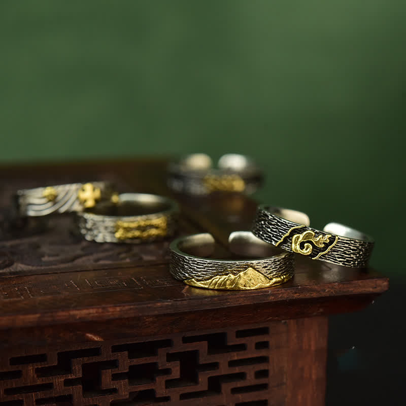 Buddha Stones Mount Everest Garuda Koperen Ring - image 4