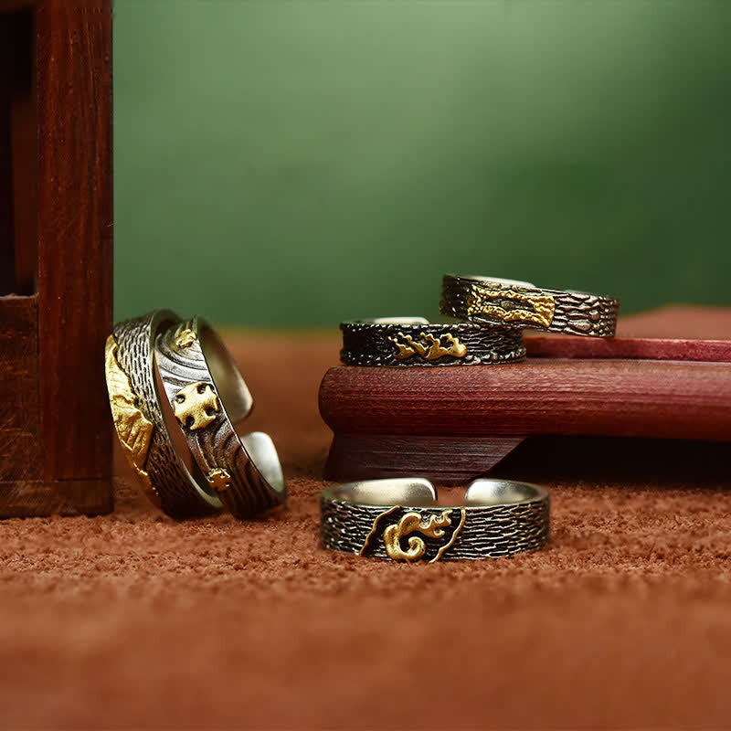 Buddha Stones Mount Everest Garuda Koperen Ring - image 14